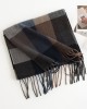 Women's imitation cashmere scarf fashion commute simple checkerboard cold warm scarf