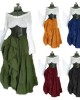 New party long sleeved dresses from Europe and America, medieval clothing from the Renaissance period for wome