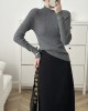 Wool blend yarn high elasticity autumn and winter versatile base sweater